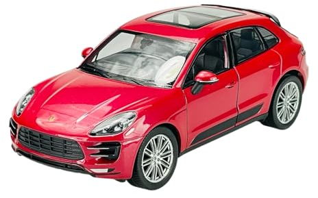 Welly Porsche Macan Turbo Rot 1/24 1:24 Metall Modell Auto Die Cast Neu im Kasten