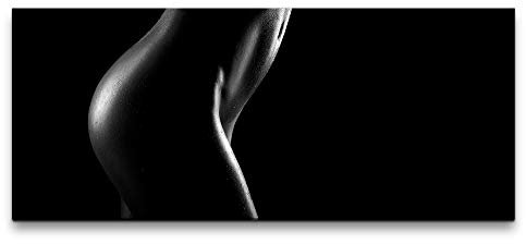 Paul Sinus Nackte Frau 100x40cm Wandbild auf Leinwand