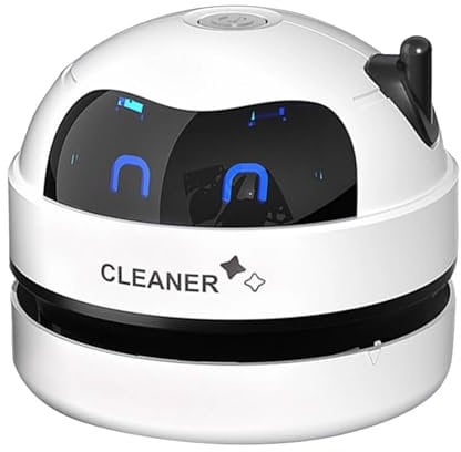 Desktop Vacuum Cleaner | Table Dust Tool | Desk Vacuum Crumb Cleaner | Portable USB Rechargeable Table Vacuum Cleaner For Cleaning Crumbs | Tabletop Keyboard Vacuum Cleaners With Removable Nozzle