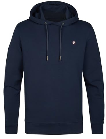 Petrol Industries Herren Kapuzenpullover - Sweatshirt Pullover Rundhals - Hoodie Mit Kapuze - Herrenbekleidung - Blau - XXXL
