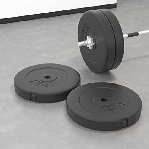 LLEZKBR Furniture Select Gewichtsplatten 2 Stück 30 kg Zement
