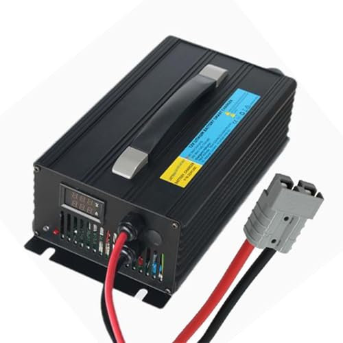 HYDTGZ Caricabatterie per Carrelli Elevatori 24V 40A / 24V 50A Caricabatterie Intelligenti per Carrelli Elevatori con Spina Anderson Carica di Mantenimento per Batteria al Piombo,24v 50a,175A