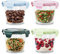 Dewocke 4PCS Round Glass Soup Containers With Lids, 710ml Glass Meal Prep Containers, Round Heat Resistant Leak Proof Food Container, Meal Prep Containers Freezer Microwave Safe