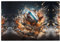 Wooden Jigsaw Puzzle 1000 Pieces WZYWHJ Rugby on Fire Printed for Adults and Kids, Perfect for Family Fun, Stress Relief