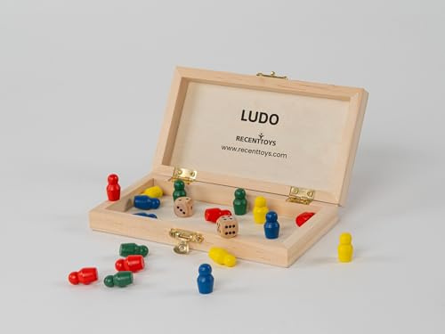 Recent Toys On-The-Go LudoTravel Board Set Game -Travel Ludo Set with Folding/Portable Storage Board-Traditional Strategy Game for Kids/Children/Adults