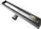 BERNSTEIN® Duschrinne 100cm für Duschkabine befliesbar, Komplettset, Doppelseitiger Bodenablauf mit integriertem Siphon, Flache Edelstahl-Ablaufrinne GT01 für Badezimmer