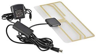 Mercury | Transparent HD Television Aerial | Compatible with Digital Terrestrial TV and DAB/FM radio signals | Active