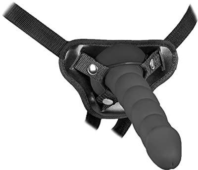 Consolador grande con correa de fijación, estilo arnés Strap-on de 14,0 cm, 17,0 cm o 21,0 cm, incl. sistema de cierre a presión para un fácil manejo, incluye consolador de silicona