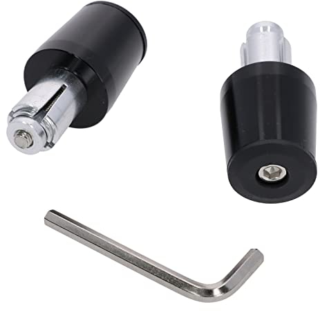 Motorrad Lenkerenden/Lenkergewichte schwarz 160g für Lenker ab 18 mm Durchmesser