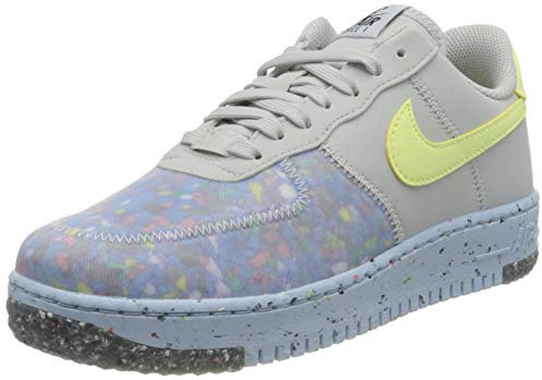 Nike Air Force 1 Crater, Women's Basketball Shoes, Pure Platinum Barely Volt Summit White, 4.5 UK