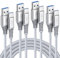 Cavo USB Type C Ricarica Veloce[4pezzi,1M+2M+2M+3M],Cavetto Caricabatterie Tipo C per Samsung S10 S10+ S9 S8 A20 A40 A50 A70 A51 A71 S20 Plus 5G 2020,Xiaomi Redmi Note 7 8 PRO 9S Mi 10 9 SE 9T 8 Lite