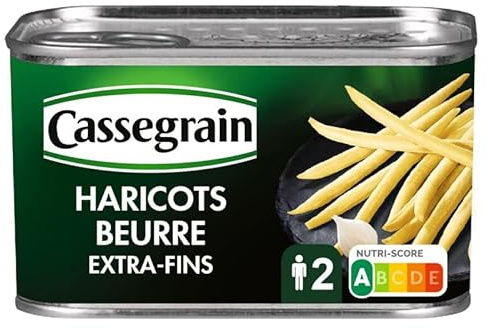 CASSEGRAIN - Haricot Beurre 220G - Lot De 4 - Offre Special