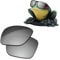 Acefrog AR Coated Polarized Replacement Lenses/Nose Piece for Oakley Holbrook Metal OO4123 Sunglasses - Star Silver
