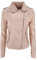 JOPHY & CO. Giacca Corta Chiodo Donna Ecopelle con Tasche & Cerniere (cod. 2560, 33107 & 3985) (Rosa (cod. 33107), S)