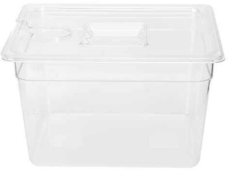 Recipiente Sous Vide con Tapa Recipiente Sous Vide de 11 L Recipiente Culinario Sous Vide Duradero para el Baño del Hogar