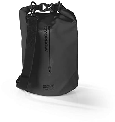 #DoYourOutdoor Where Tomorrow Dry Bag Tasche 5L schwarz | Wasserdichter Rucksack | Wasserfester Beutel & Packsack | Drybag ideal für Boot, Kajak, Angeln und Camping
