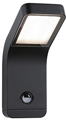 Paulmann 94745 LED Außenleuchte Wandleuchte Kulma Bewegungsmelder seewasserresistent IP44 90x174mm 3000K 7,5W 500lm 230V Anthrazit Alu Warmweiß
