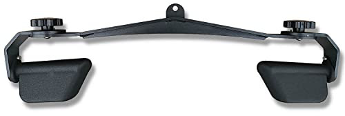 KORIKAHM Adjustable LAT Pull Down Bar, Cable Machine Attachments for Gym, Home Gym Fitness T-bar Row Pulldown Attachments, LAT Pull Down Machine Wide Grip Neutral Grip Handle (SP-B03)