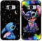 [2 Stück] Stitch Handyhülle für Samsung Galaxy S8 Hülle 5,8,Cute Sweet Karikatur Anime Einzigartige Lustig Ultra Dünn Matt Weich Silikon Stoßfest Kratzfest Case Schutzhülle für Samsung S8