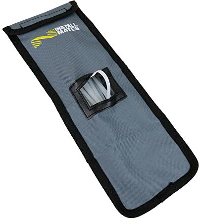 Installmates Cable Tie Pouch, Holds 11 Cable Ties (Grey)