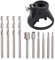 Steel Rotary Multi Tool Cutting Guide HSS Router Drill Bits Set Attachment Kit for Dremel