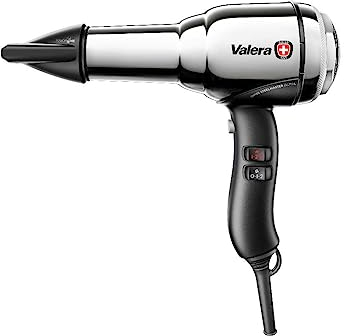 Valera Swiss Steel Master Digital, professioneller Metall-Haartrockner mit Ionen-Generator, 2200 Watt, Chrom