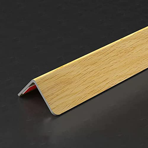 Profilé d'angle Garde D’angle Mural Moulure D’angle Pare-chocs De Meubles, Auto-adhésifs Bouclier D’angle Pour Rebord De Fenêtre Encadrement De Porte Comptoirs, Garnitures De Bord ( Color : Natural ,