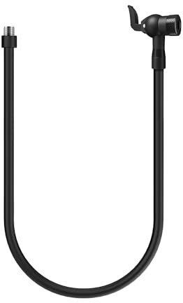 Fanttik Adaptador de Manguera para Bomba de Aire,Manguera de extensión,Tubo con Boquilla de Bloqueo de 51cm,conexión de Rosca,inflador de neumáticos Universal,para Coche,Motocicleta y Bicicleta