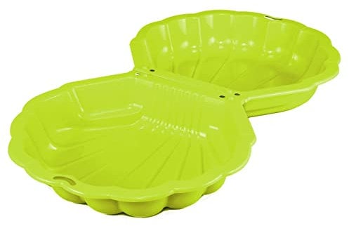 URBN-TOYS Bac à sable en plastique en forme de coquillage pour extérieur - Pour piscine - Vert