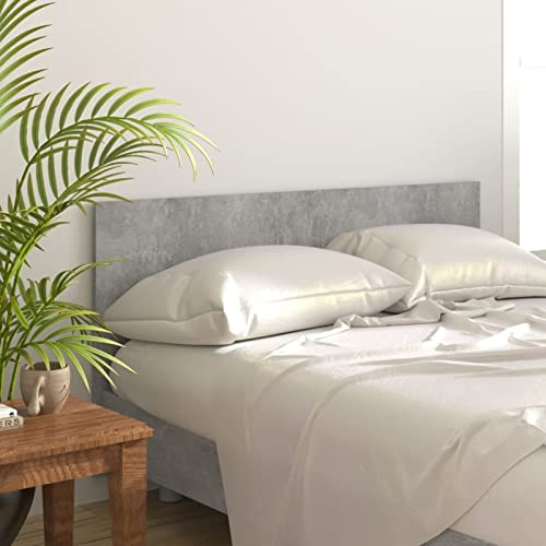 ZEYUAN Kopfteil, Bettrückwand, Bettkopfteil Bezug, Bett Kopfteil, Bett Rückwand, Headboard Cover, Betongrau 160x1,5x80 cm Holzwerkstoff