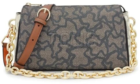 TOUS Bolso Hombro Bandolera Kaos Icon Beige-Negro | 2002003202