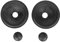2pcs 5 Inch Speakers Woofer Paper, Speaker Cone Drum Paper Subwoofer Cone Repair Audio Speaker Cone with Foam Surround Dust Cap