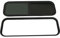 Finestra laterale per roulotte, finestra di esposizione con zanzariera, per camper, Van Camper (finestra scorrevole 90 x 30 cm)
