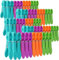 Clothes Pegs 60 Pack - Strong Grip Plastic Pegs for Washing Line, Laundry Clips with Durable Spring, Rust Resistant, 4 Colors