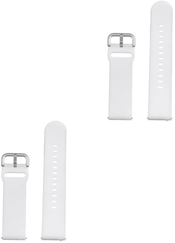 DOITOOL Lot De 2 Bracelets De Montre En Silicone Pour Montre Connectée Solaire 22 Mm Souples Confortables Faciles À Installer Et À Retirer