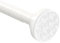 Foeska Asta telescopica Siler 48cm-200cm Asta per Tenda Doccia in Acciaio Inossidabile Senza Perforazione Asta Appendiabiti Estensibile Regolabile ruotando (Bianco, 48-200cm)