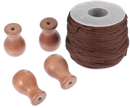 Healifty Cordon Tressé pour Store Relevable 50M en Accessoires Décoratifs pour Rideaux Sangle d'attache Solide Facile à Installer pour Fenêtres et Décoration Intérieure