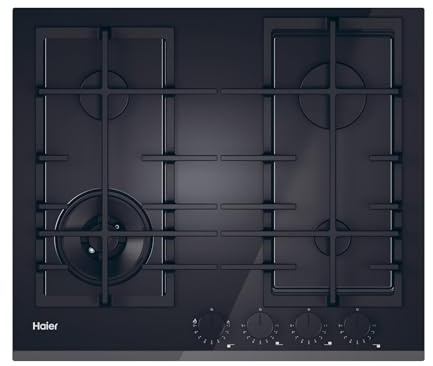 Haier Series 4 HAVG6BF4TB-PB Noir Intégré 60 cm Gaz 4 Cuisinière(s)