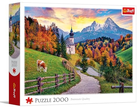 Trefl - Puzzle 2000 Teile Die Bayerischen Alpen im Herbst Klassische