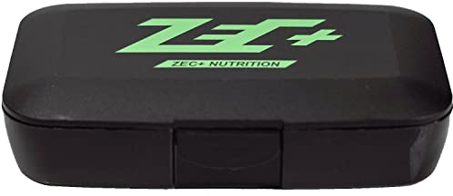 ZEC+ Contenitore per pillole FILL SMARTER | Contenitore per compresse con 5 scomparti | Taglia L