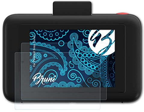 Bruni Protecteur d'écran compatible avec Polaroid Snap Touch Film Protecteur, cristal clair Écran protecteur (2X)