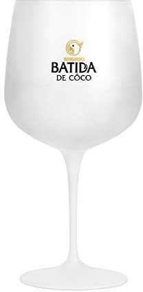 meeboo Batida de Coco Glas Mangaroca - weiß - Dekoglas - Weinglas - Satinglas