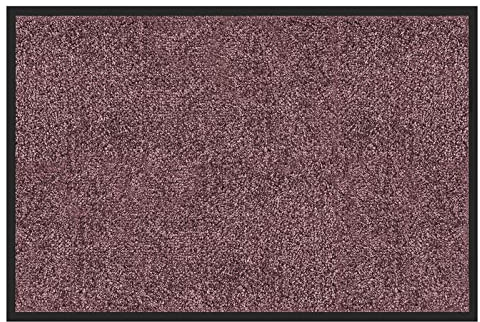 etm Hochwertige Fußmatte | schadstoffgeprüft | bewährte Eingangsmatte in Gewerbe & Haushalt | Schmutzfangmatte mit Top-Reinigungswirkung | Sauberlaufmatte waschbar & rutschfest (120x300 cm, Lila)
