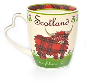 Tartan Highland Cow Mug