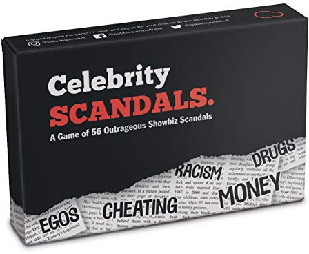 Bubblegum Stuff Celebrity Scandals Game - Guess The Celebrity Scandal From The Quote Card Game - Fun Guess Who Game - Suitable For Adults & Teens