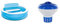 Intex 57190NP Swim Center Family Lounge Pool, 229 x 218 x 76 cm & Steinbach Chlordosierschwimmer Mini, 079050