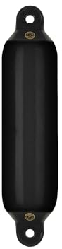 Dan-Fender - Robuster Bootsfender - 520-F01 schwarz - Stoßstange für Boote 5,2 m - 6,1 m - starkes und gründlich getestetes flexibles PVC - Schutz bei allen Wetterbedingungen - universelle Passform