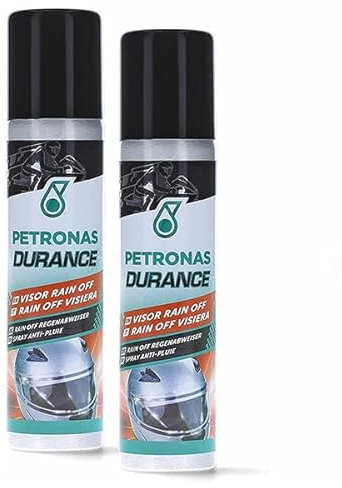 Petronas Kit 2 x Durance Rain off Spray Antipioggia per Visiera Parabrezza - 2 Confezioni da 75 ml