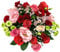 Pet-Jos Blumenstrauß, bunter Blumenstrauß, Frische Blumen, Inklusive gratis Geschenkkarte, Flower bouquet, Fresh flowers, Cut flowers Gift for Valentine's Day, Birthday, Santini, Roses