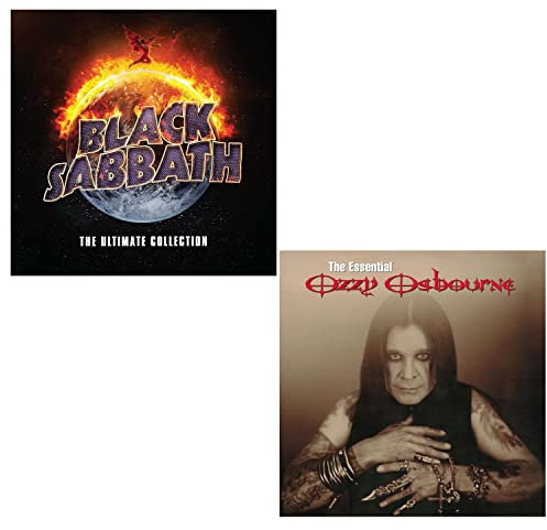 Ultimate Collection - Essential - Black Sabbath and Ozzy Osbourne Greatest Hits 2 CD Album Bundling